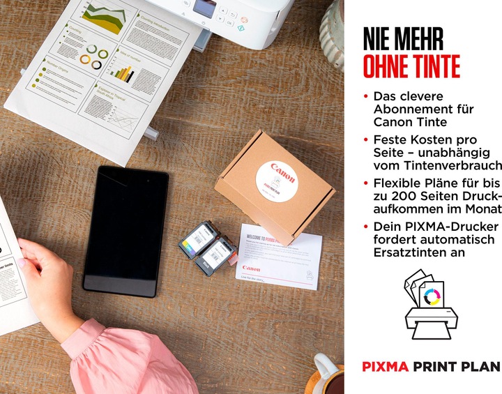 Actual product image Canon PIXMA TS3751i multifunctional system 3-in-1 white (Colour)