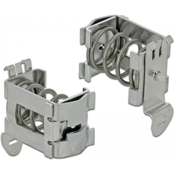 Delock Schirmklemme 10 - 20mm für Hutschiene/DIN Rail, Entwicklungsboard Zubehör