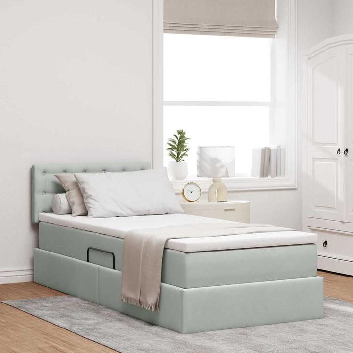 Image du produit vidaXL Modernes Bett (90 x 190 cm)