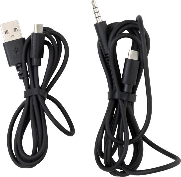 Actual product image White Shark WGH-2444 Firecrest Black (No noise cancellation, 15 h, Cable, Wireless)