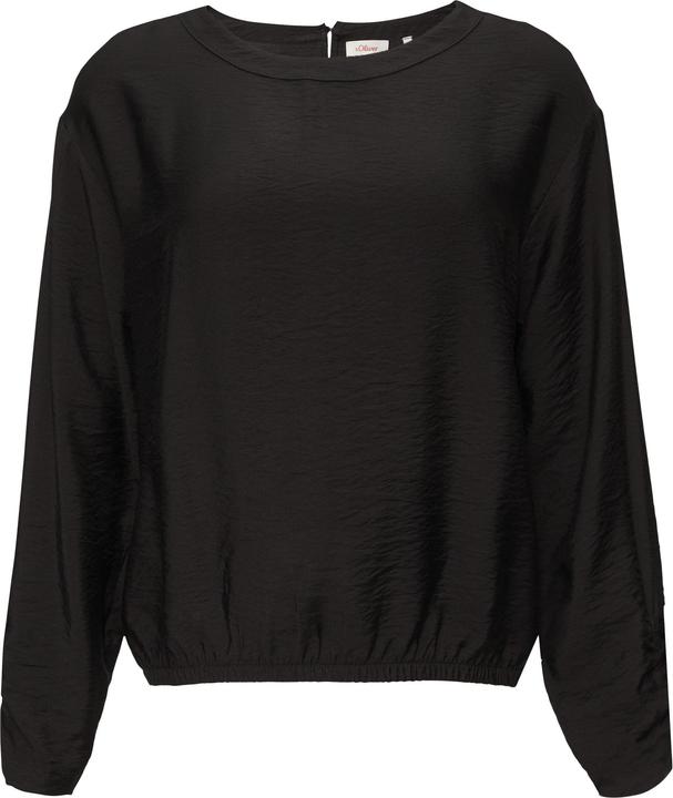 Actual product image S.Oliver Bluse Viskose-Bluse mit elastischem Saum (34)
