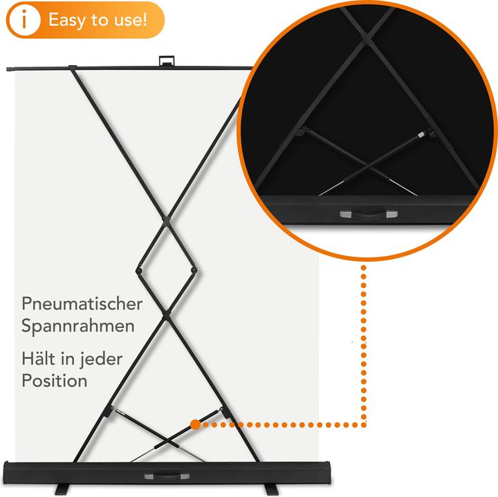 Immagine prodotto Walimex pro Pannello roll-up sfondo bianco 165x220 (176.50 cm, 15 cm)