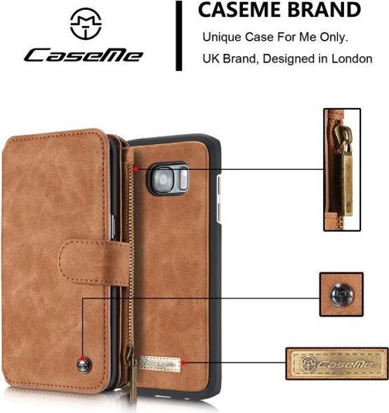 Actual product image Caseme Leder Etui mit Portemonnaie (Samsung Galaxy S7 Edge)