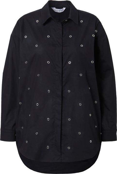 Produktbild Studio Untold Hemdbluse, Oversize Shape, Metallic-Ösen (60)