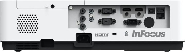 Produktbild Infocus IN1049 Beamer Standard Throw-Projektor 4600 ANSI Lumen 3LCD WUXGA (1920x1200) Weiss (Full HD, 4600 lm, 1.37 - 1.65:1)