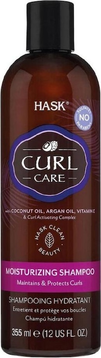 Actual product image Hask CURL CARE moisturizing shampoo 355 ml (355 ml, Liquid shampoo)