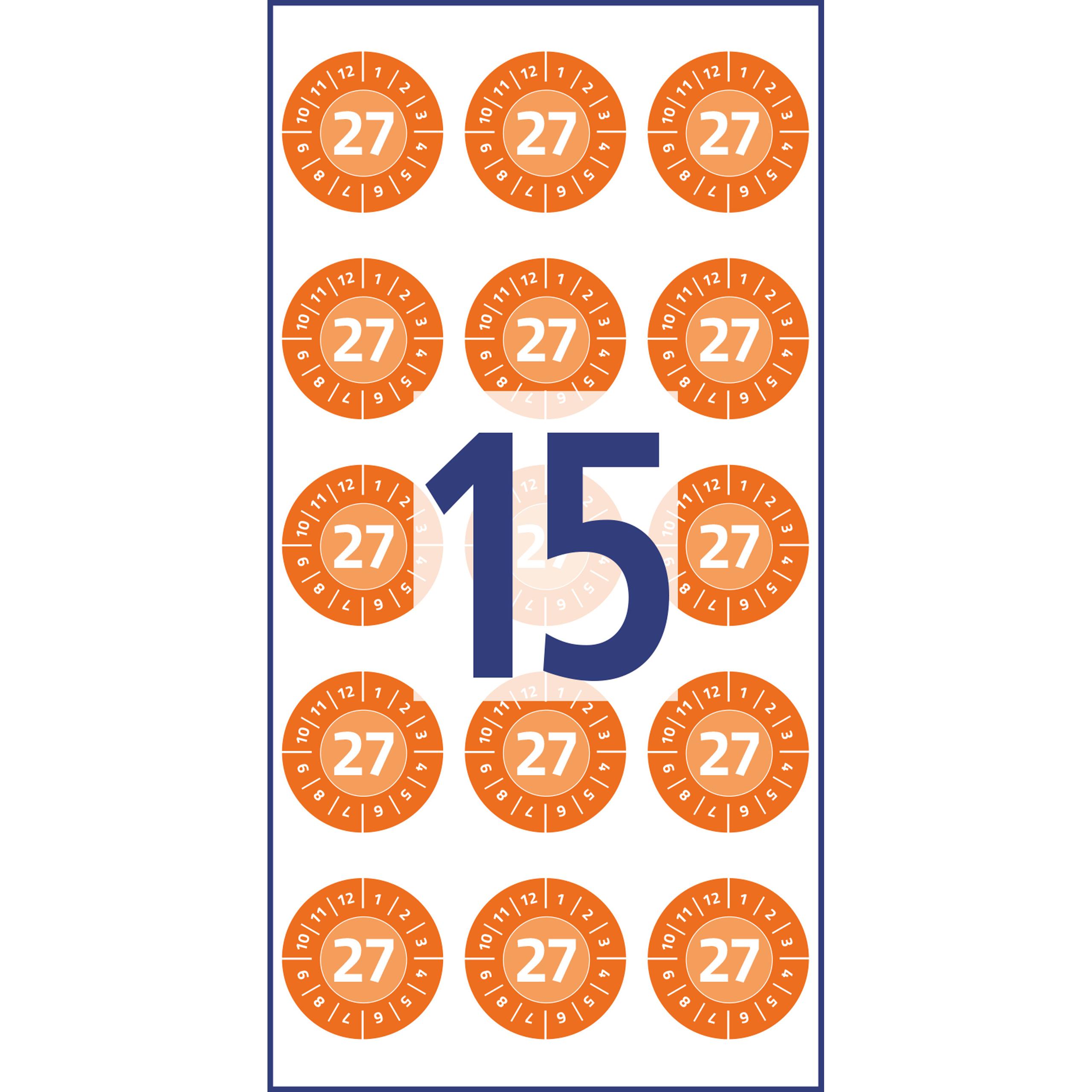 Avery, Sticker, Prüfplaketten