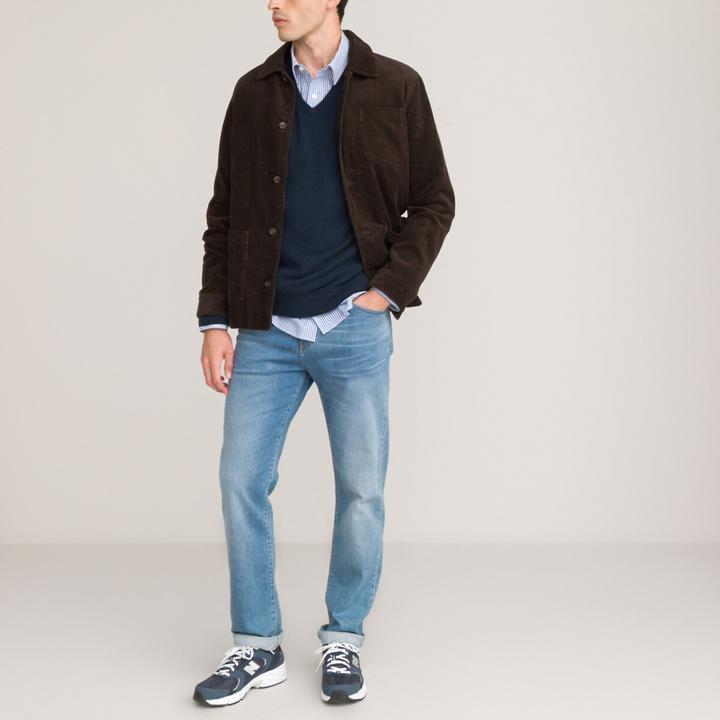 Actual product image La Redoute Collections Jumper with V-neck (S)