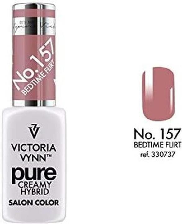 Produktbild Visconti Di Modrone Victoria Vynn Kiss Collection LED Gel Nagellack Hybrid Maniküre Soak Off 8ml Farbton 157 (157, Gel-Effekt Nagellack)
