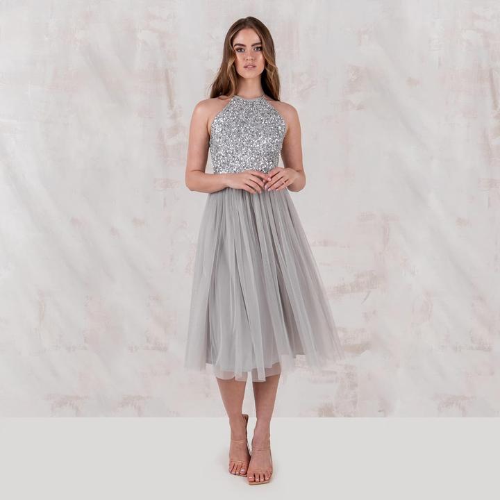 Image du produit Herba Robe Midi à Col Halter (54)