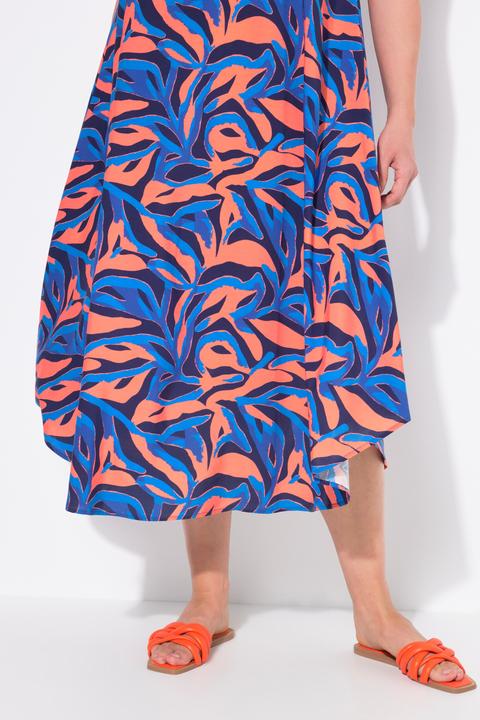Produktbild Ulla Popken Kleid, Korallenmuster, Rundhals, ärmellos (42, 44)