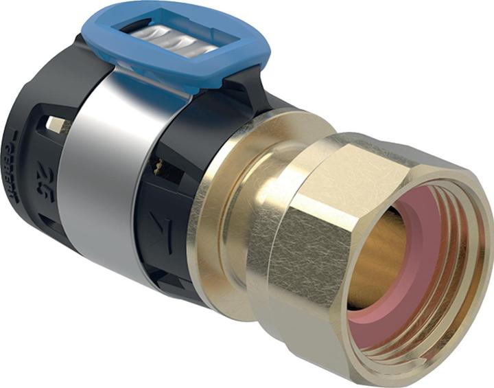 Produktbild Geberit FlowFit bergang 16 mm x 1" mit berwurfmutter 620650001