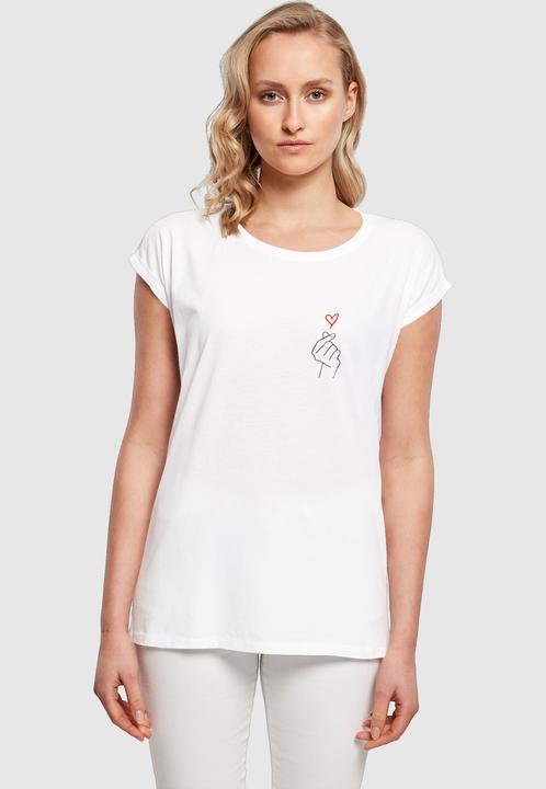 Produktbild Merchcode Ladies K Heart Extended Shoulder Tee - 113383 (4XL)