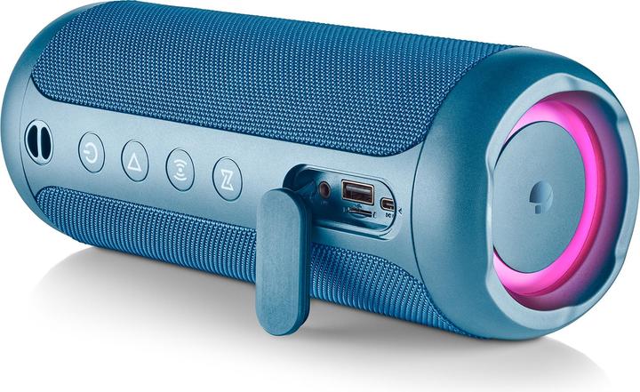 Produktbild NGS Enceinte Nomade Bluetooth Roller Furia 2 (Bleu) (9 h, Batteriebetrieb)