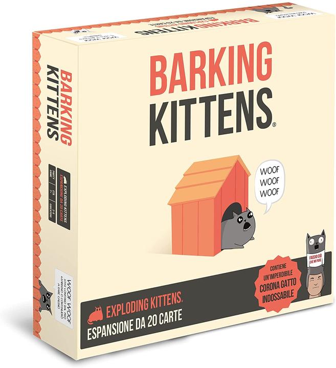 Image du produit Asmodée Exploding Kittens - Barking Kittens (Ed. Italiana) (Italien, 2 - 5 Joueur)
