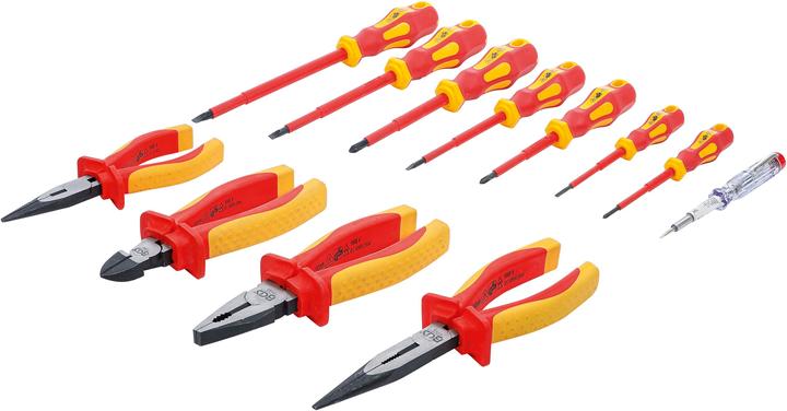Image du produit BGS Jeu de pinces / tournevis d’électricien VDE 12 pièces