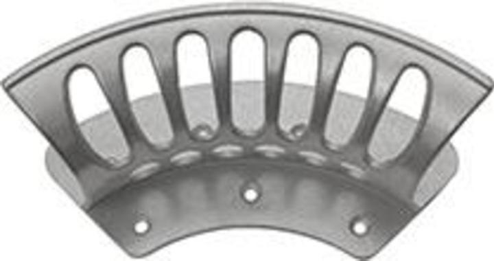 Actual product image Riegler Hose holder aluminium maxi unlacquered. W389xH180/174xD188mm