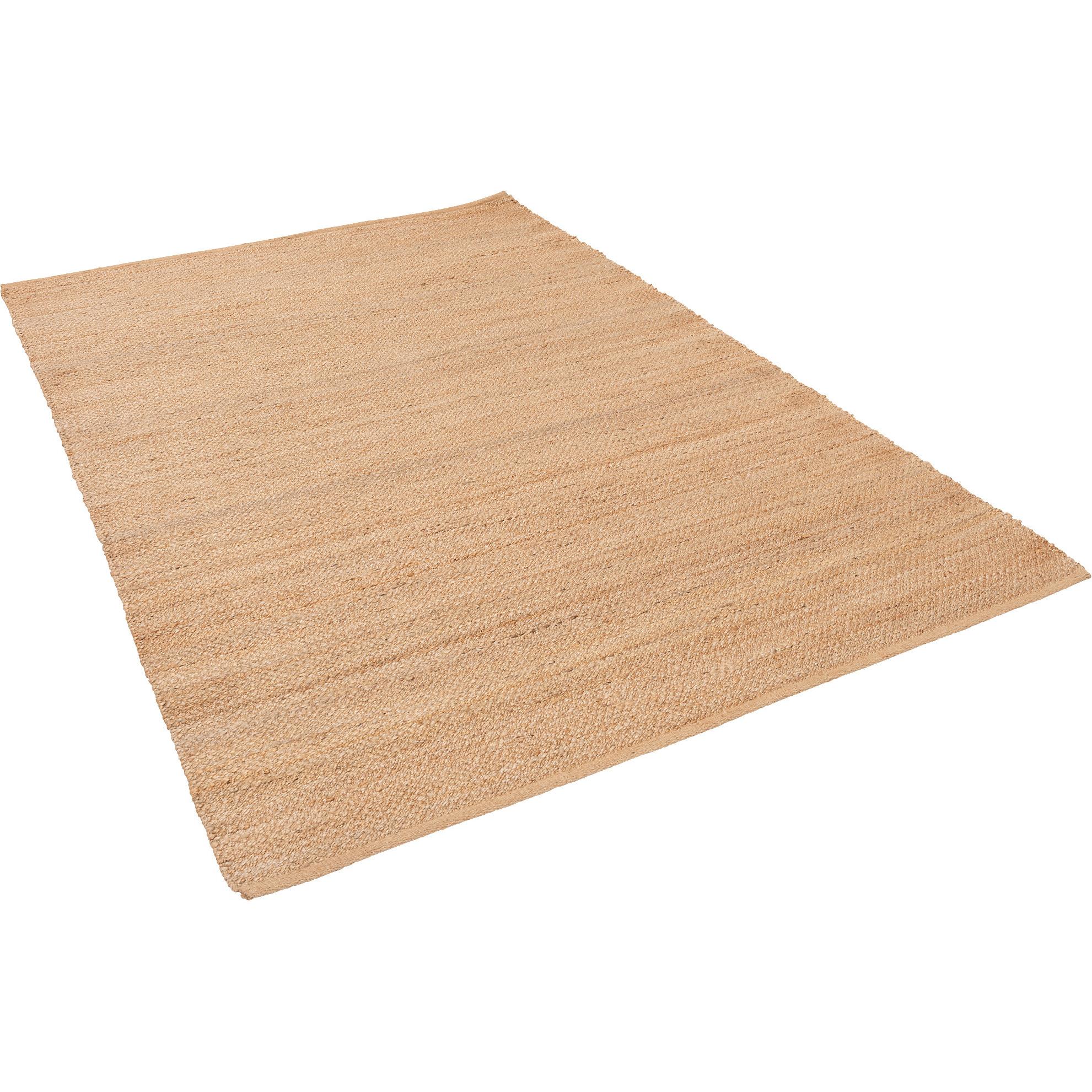 Pergamon, Teppich, Naturfaser Teppich Jute Salsa Uni (160 x 230 cm)