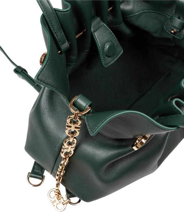 Produktbild Salvatore Ferragamo Ferragamo soft bag s shoulder bag in nappa, green
