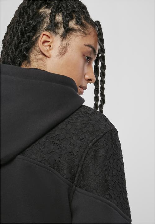 Produktbild Urban Classics Ladies Lace Inset Hoody (XS)
