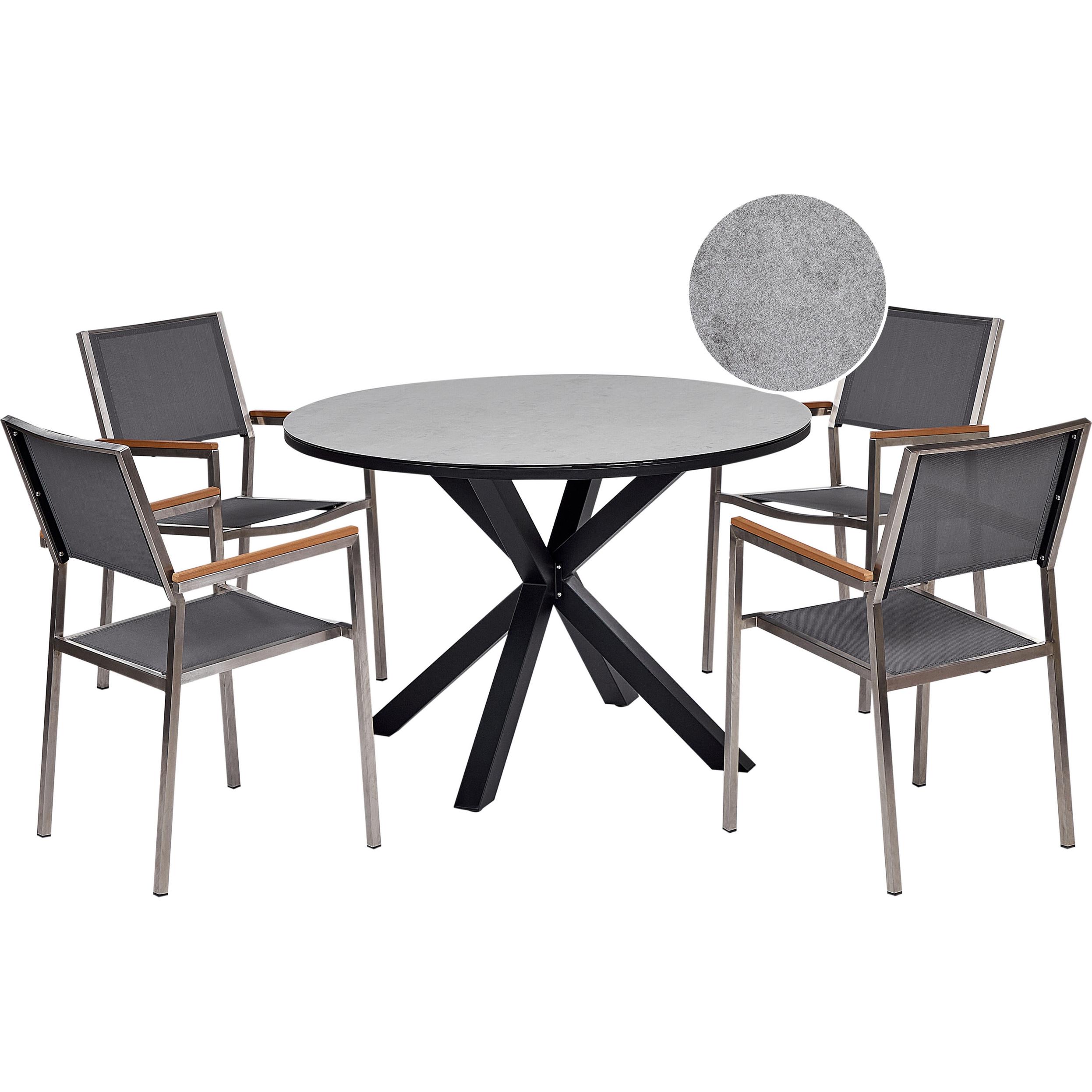 Beliani, Gartentisch + Balkontisch, Maletto/Grosseto (120 cm)