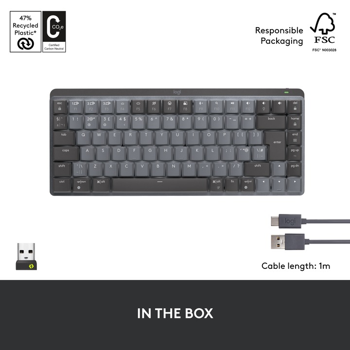 Image du produit Logitech MX Mechanical Mini (CH, Sans fil)
