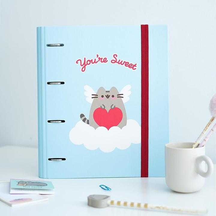 Productafbeelding Pusheen - Map uit de Purrfect Love collectie (4 ringen) (A4, 1 Stuk)