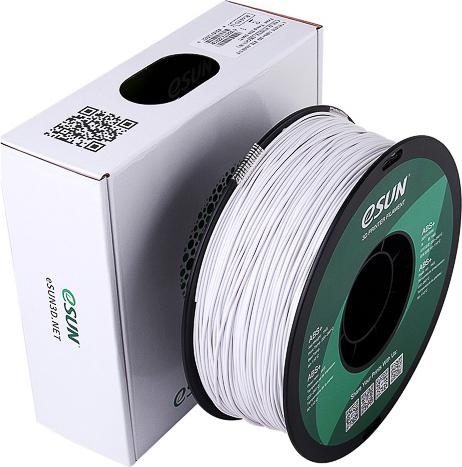 Produktbild eSUN ABS+ 1,75mm Cold White 1kg 3D Filament (ABS, 1.75 mm, 1000 g, Weiss)