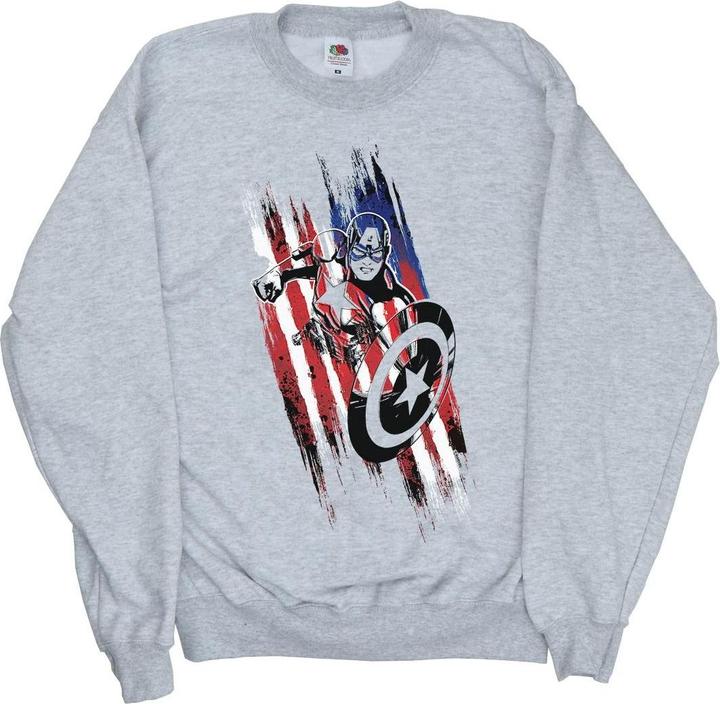 Image du produit - Sweat AVENGERS CAPTAIN AMERICA STREAKS - Garçon (140, 146)