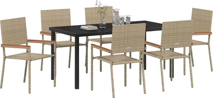 Produktbild vidaXL Garten Essgruppe (160 x 80 x 73 cm)