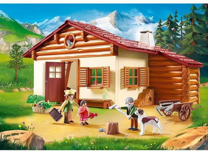 Produktbild Playmobil Heidi und Grossvater auf der Almhütte (70253, Playmobil Heidi)