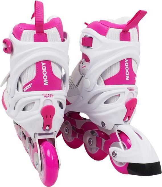 Produktbild Roces - Moody X TIF Girl Verstelbare Skeelers - Kinderen - Wit - Roze - 36-40 (39)