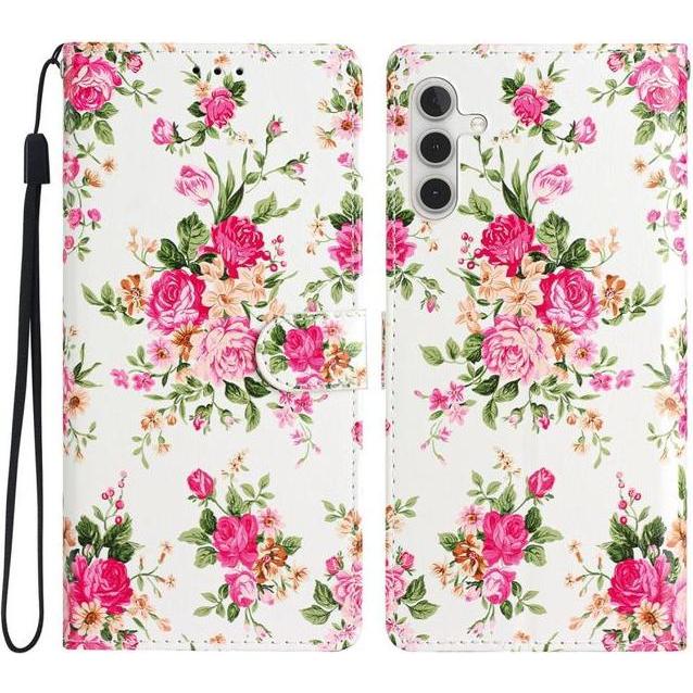 MU Style Leder Bookcover Image Series (Samsung Galaxy A54 5G), Smartphone Hülle, Mehrfarbig