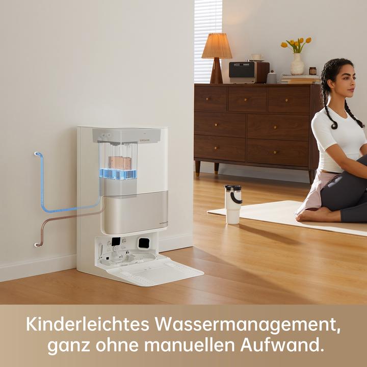 Actual product image Dreame Water connection