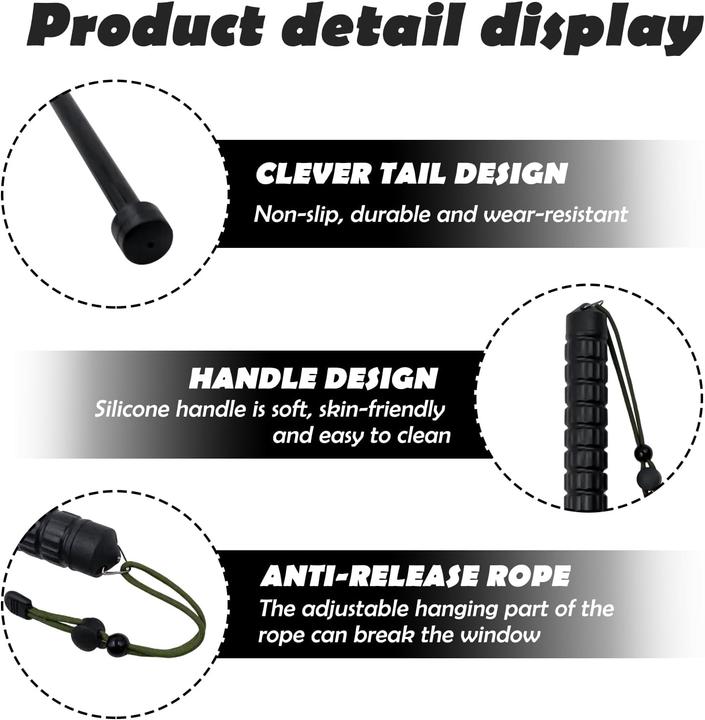 Actual product image Zatixbu Faltbarer Teleskop-Wanderstock