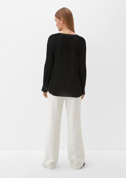 Image du produit S.Oliver Bluse Bluse mit Plissée-Struktur (42)