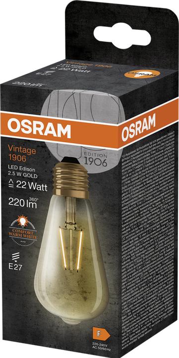 Immagine prodotto Ledvance Lampada vintage a LED (E27, 220 lm, 1 x)