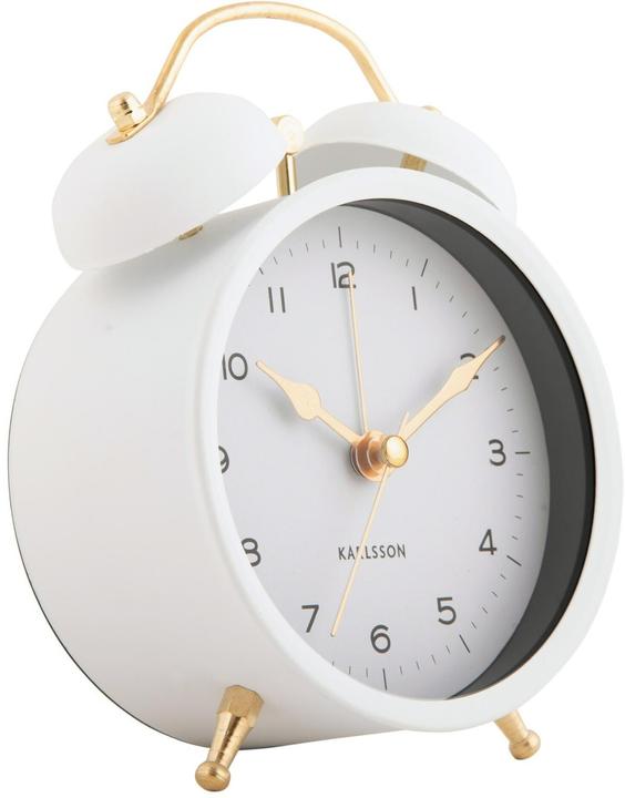 Image du produit Karlsson Réveil classique Twin Bell White