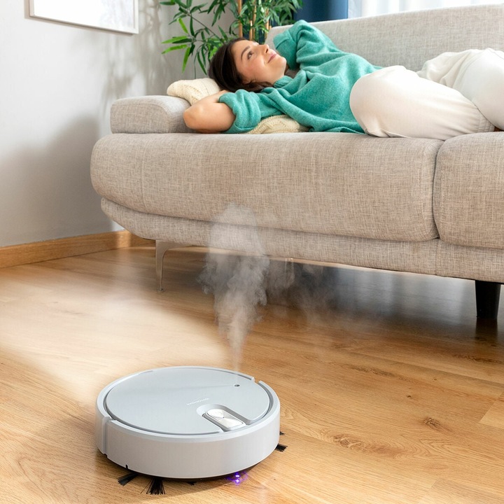 Actual product image InnovaGoods Multifunctional rechargeable robot hoover (Vacuum mopping robot)