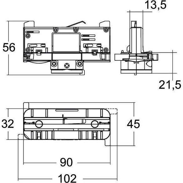 Brumberg, Accessori per illuminazione, Adapter mit Kabelauslass