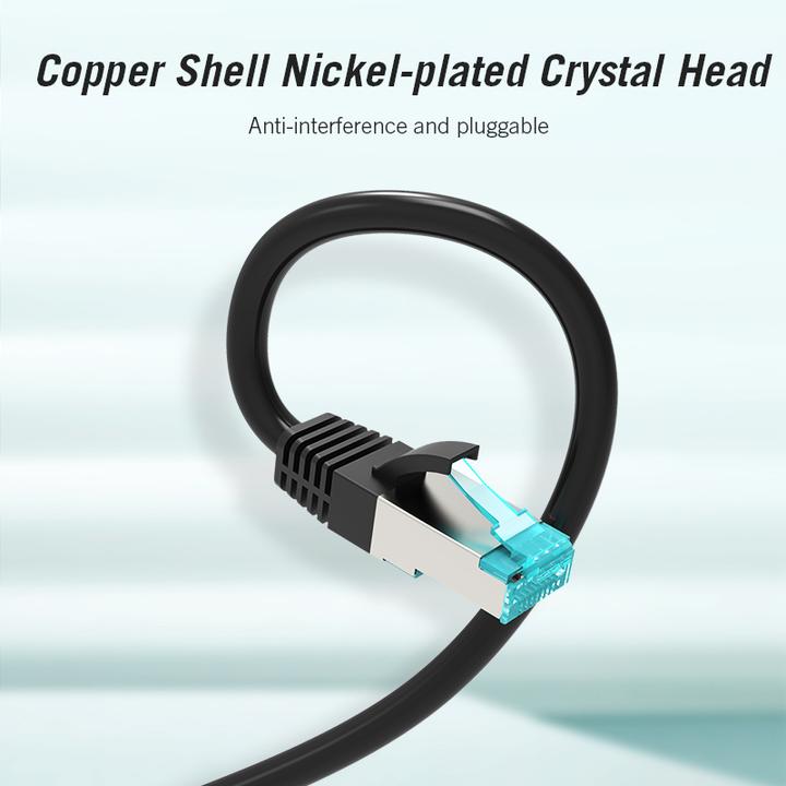 Image du produit Vention Cat.5E FTP Patch Cable 1M Black (1 m)