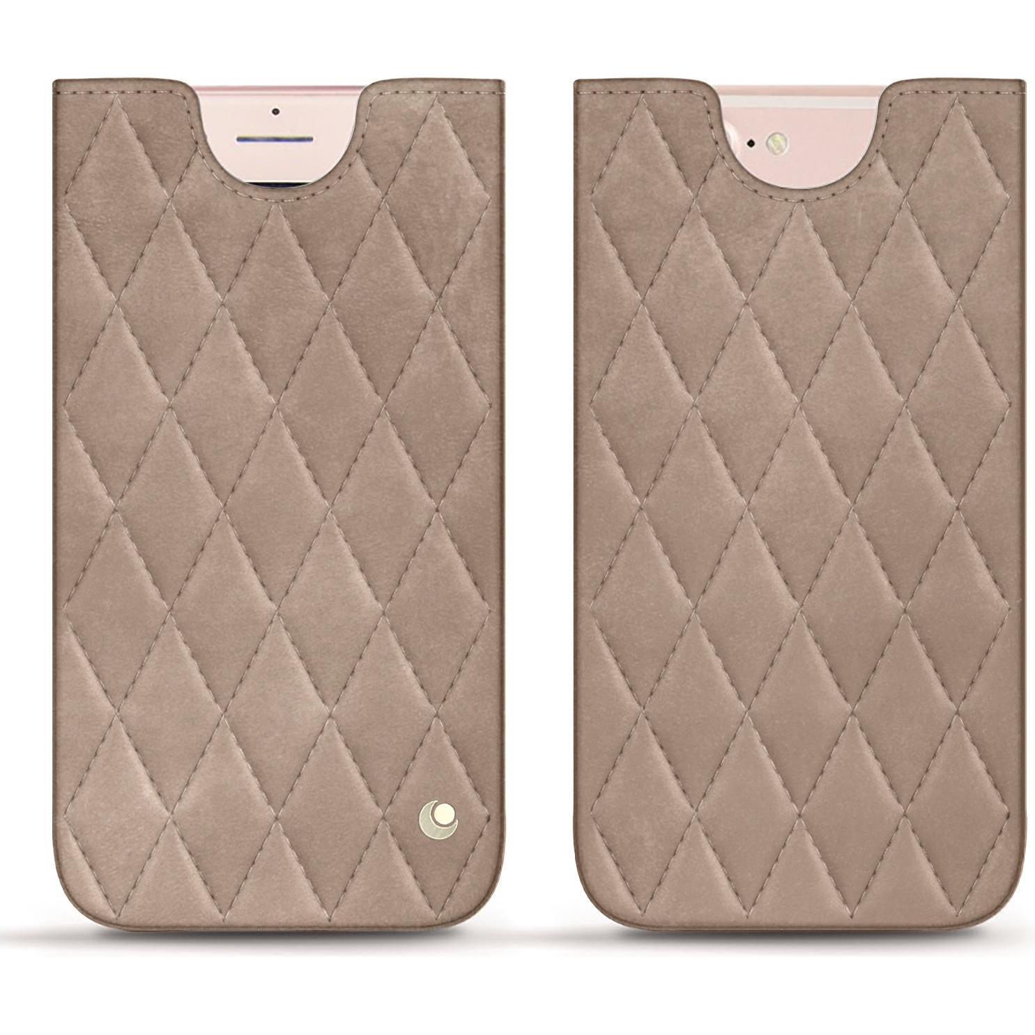 Thumbnail - Noreve Lederschutzhülle (Apple iPhone 7 Plus), Smartphone Hülle, Beige