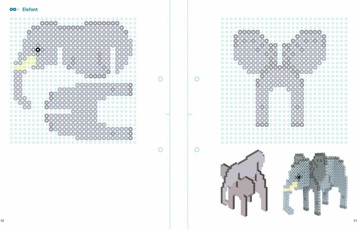 Immagine prodotto Il mio coloratissimo libro di modelli di perline da stirare Motivi 3D