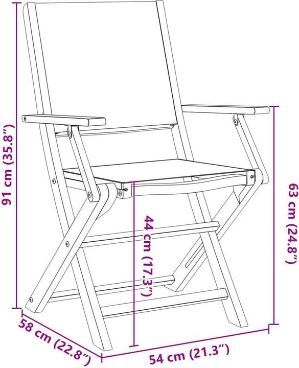 Produktbild vidaXL Bistro Set