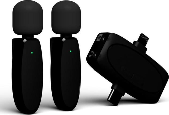 Produktbild Yesido Drahtloses MEMS-Mikrofon x 2 mit USB-C/Lightning-Sender