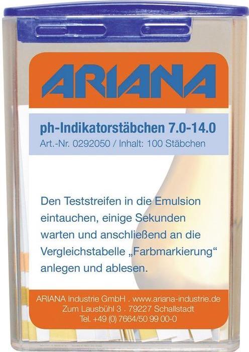 Productafbeelding Ariana Meetstokjes TRGS 611 ph-waarde 7,0-14,0 °dH 100 stuks.