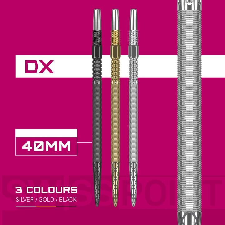 Actual product image Target Swiss DX Black tips 40mm