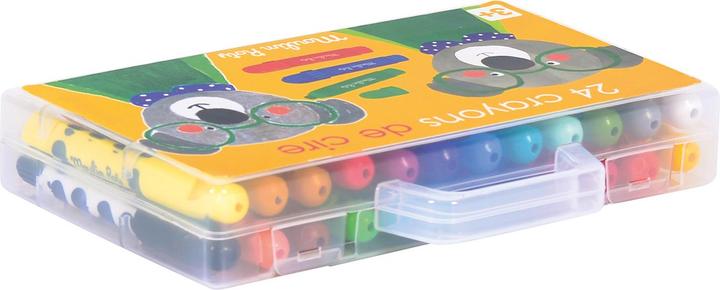 Actual product image Moulin Roty Les Popipop, wax crayons 24 pieces (24x)