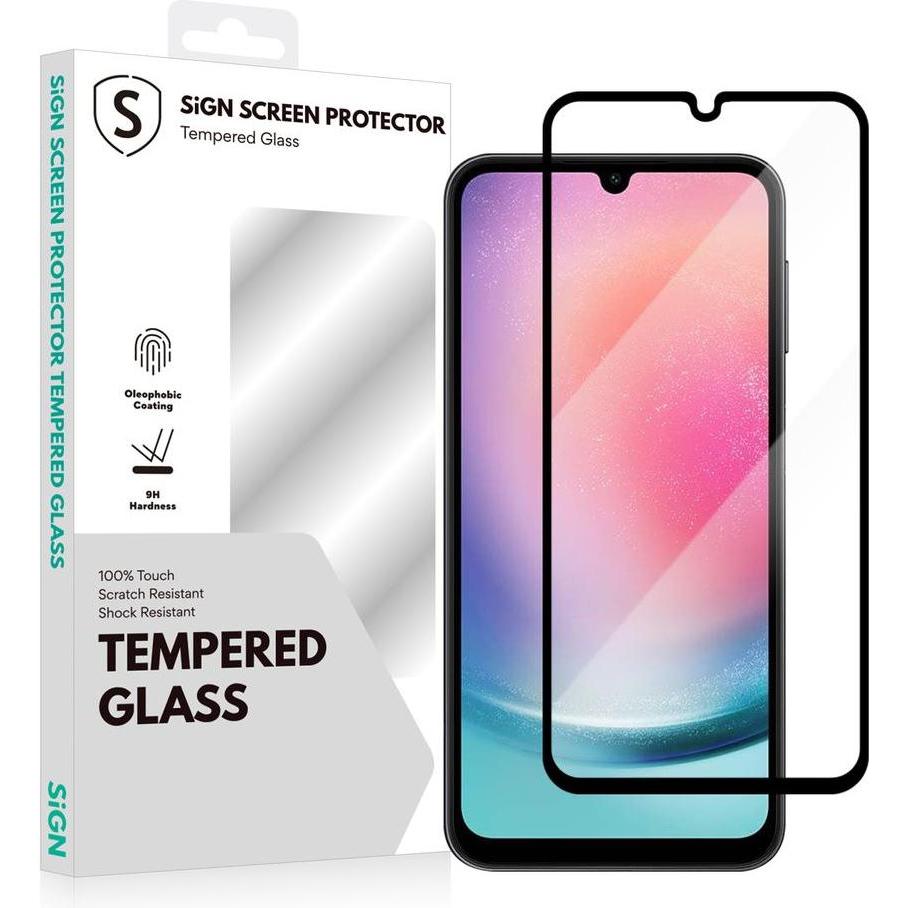 SIGN Pellicola protettiva in vetro temperato per Samsung Galaxy A25 (Samsung Galaxy A25), Pellicola protettiva smartphone