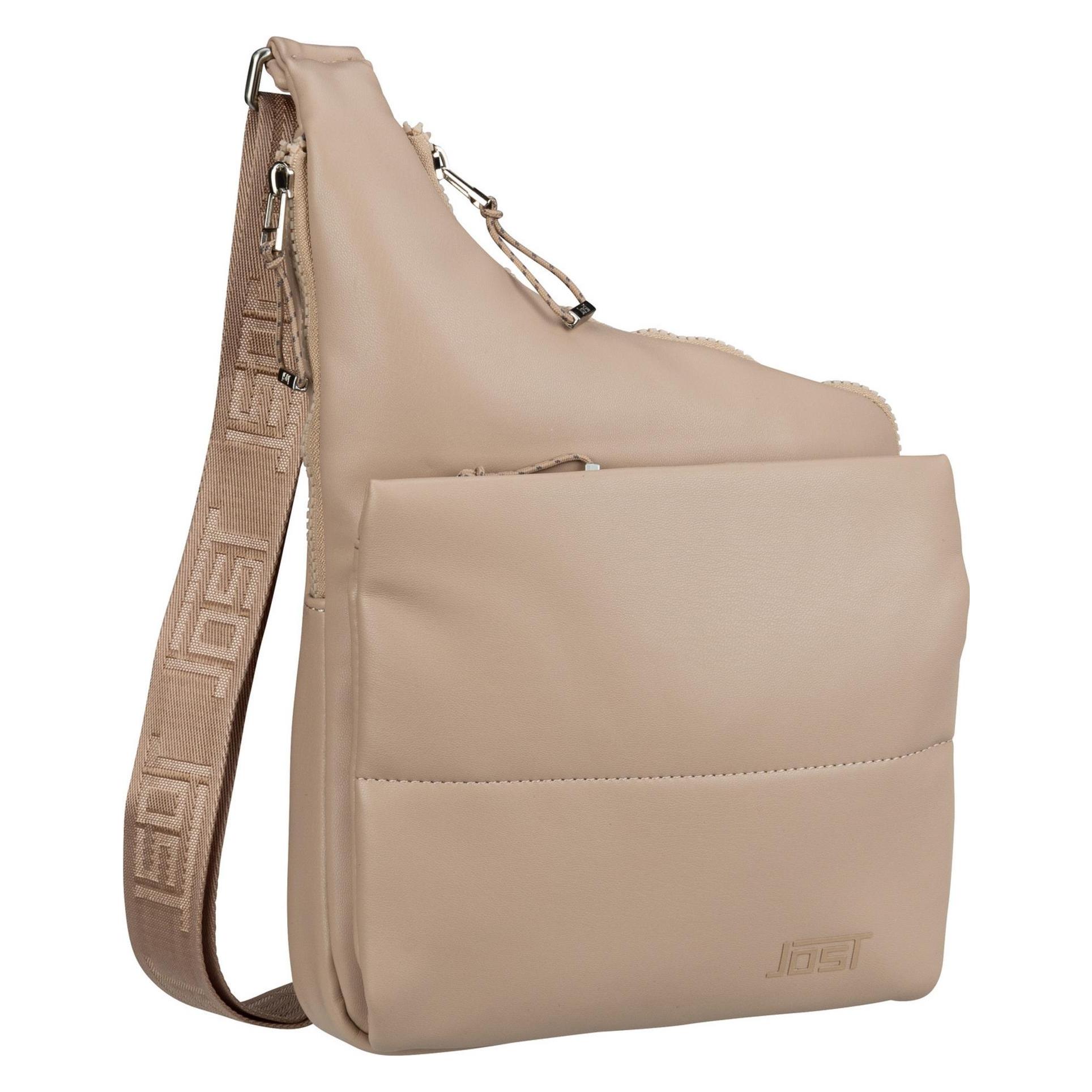Jost, Unisex, Handtasche, Bodybag Kaarina Crossover Bag, Braun